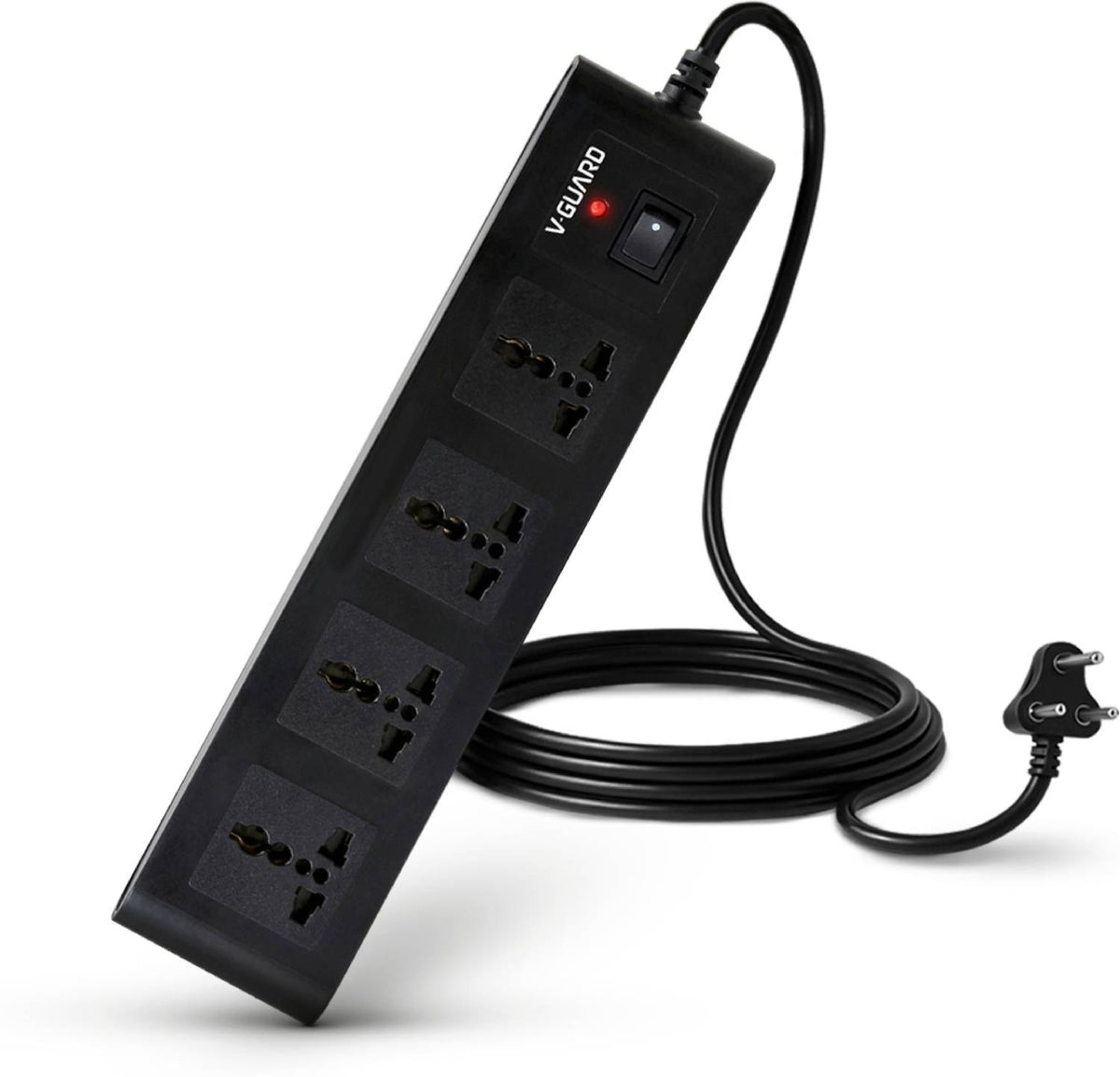 V-Guard 4-Socket Extension Board – 1500VA, 1.5m Cord