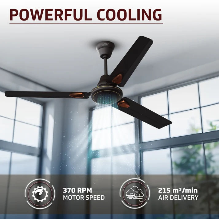 V-Guard Windle Deco AS 1200mm Ceiling Fan – 3 Blade High Speed Fan